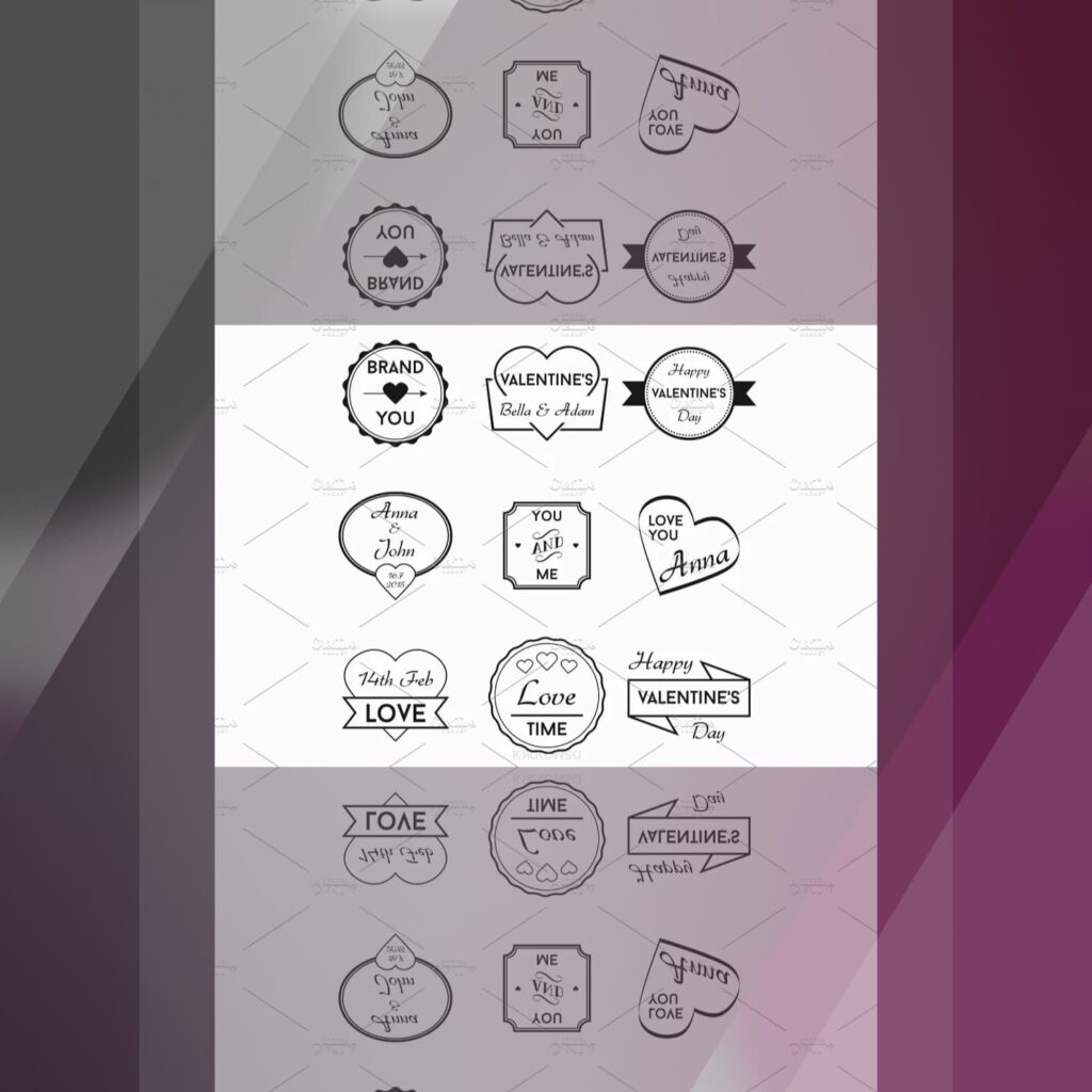 Love Badges MasterBundles