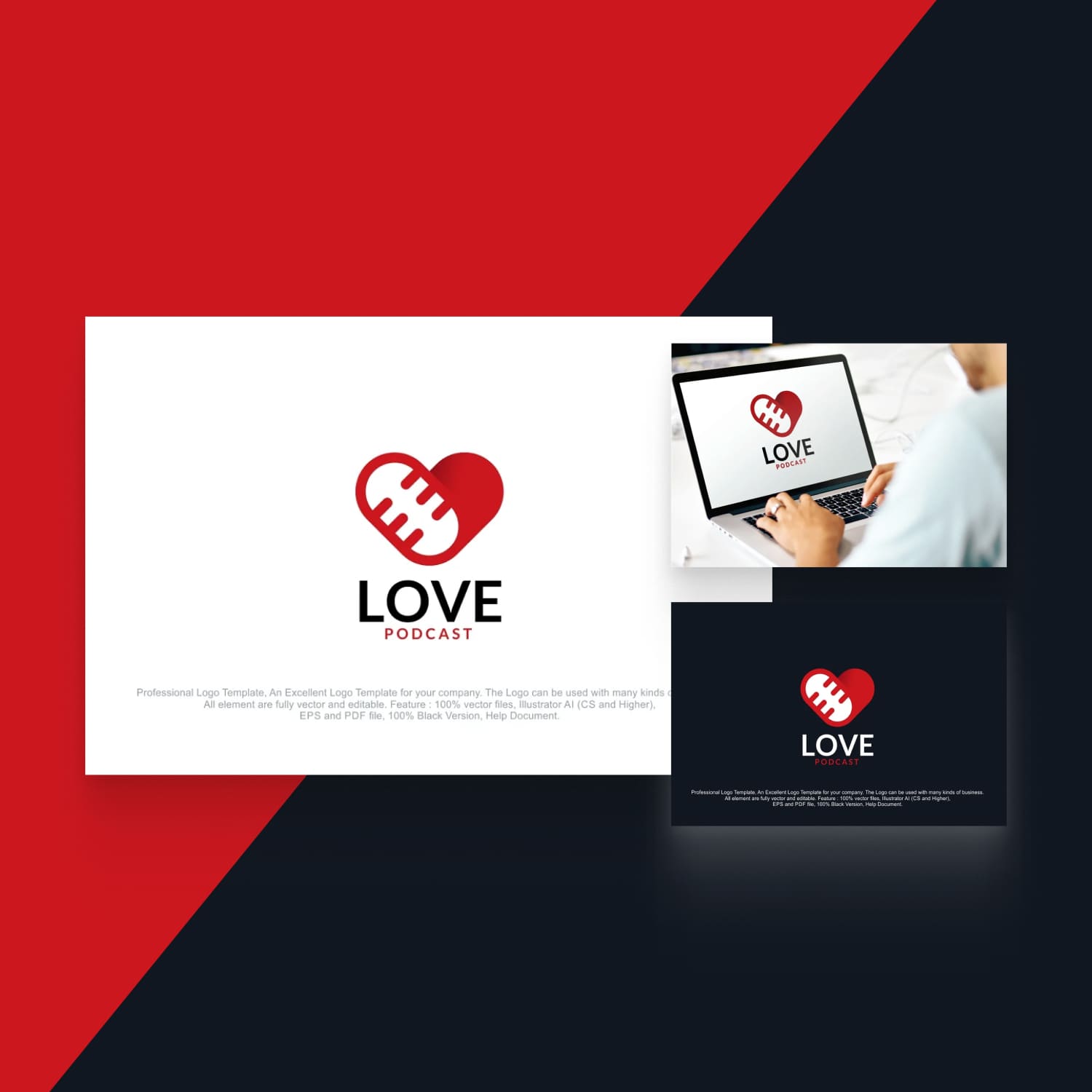 Love Podcast - Romantic Radio Logo cover.