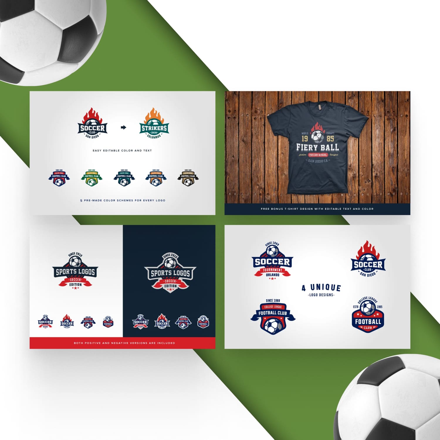Sports Logos Soccer Football Edition cover.