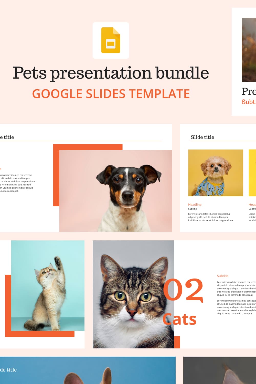 03 pets presentation bundle google slides template 1000x1500 1