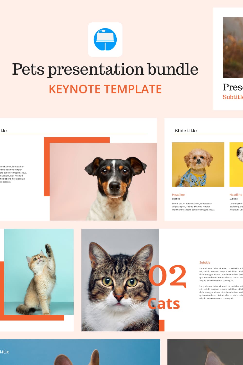 Pets Keynote Template.