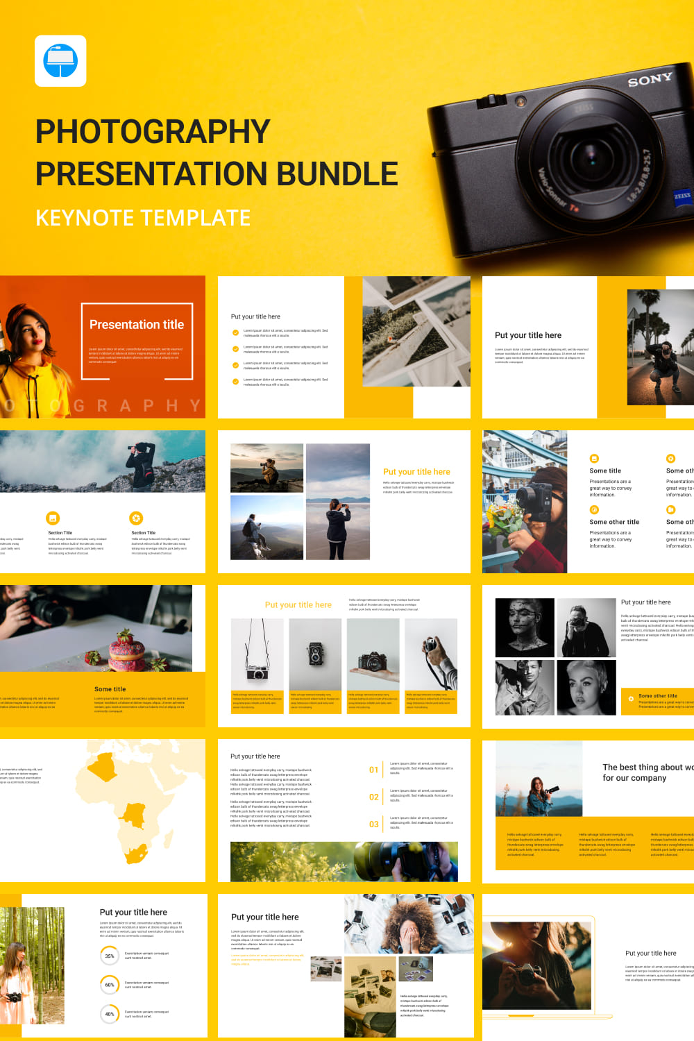Photography Keynote Template.