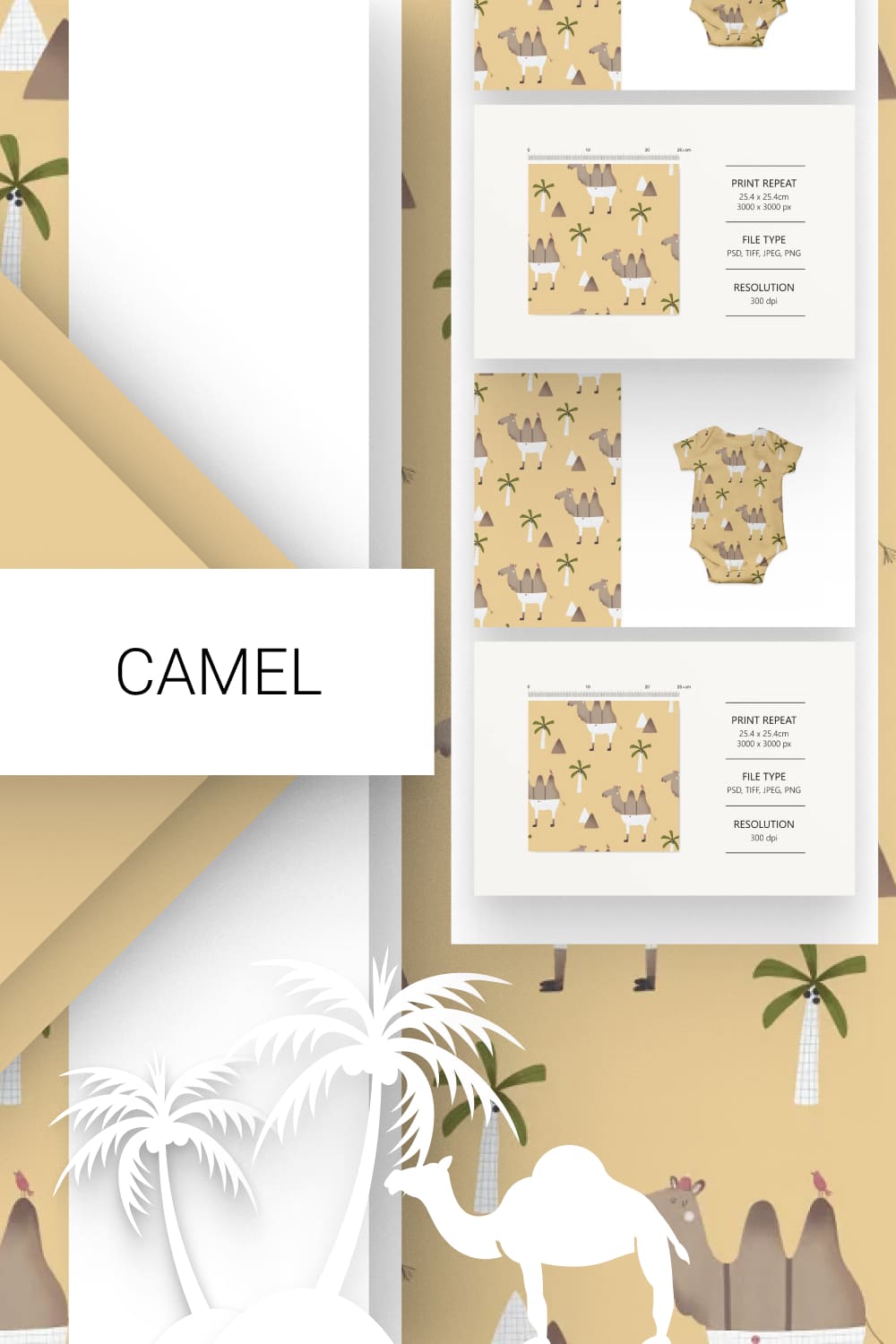 Diverse of using camel print.