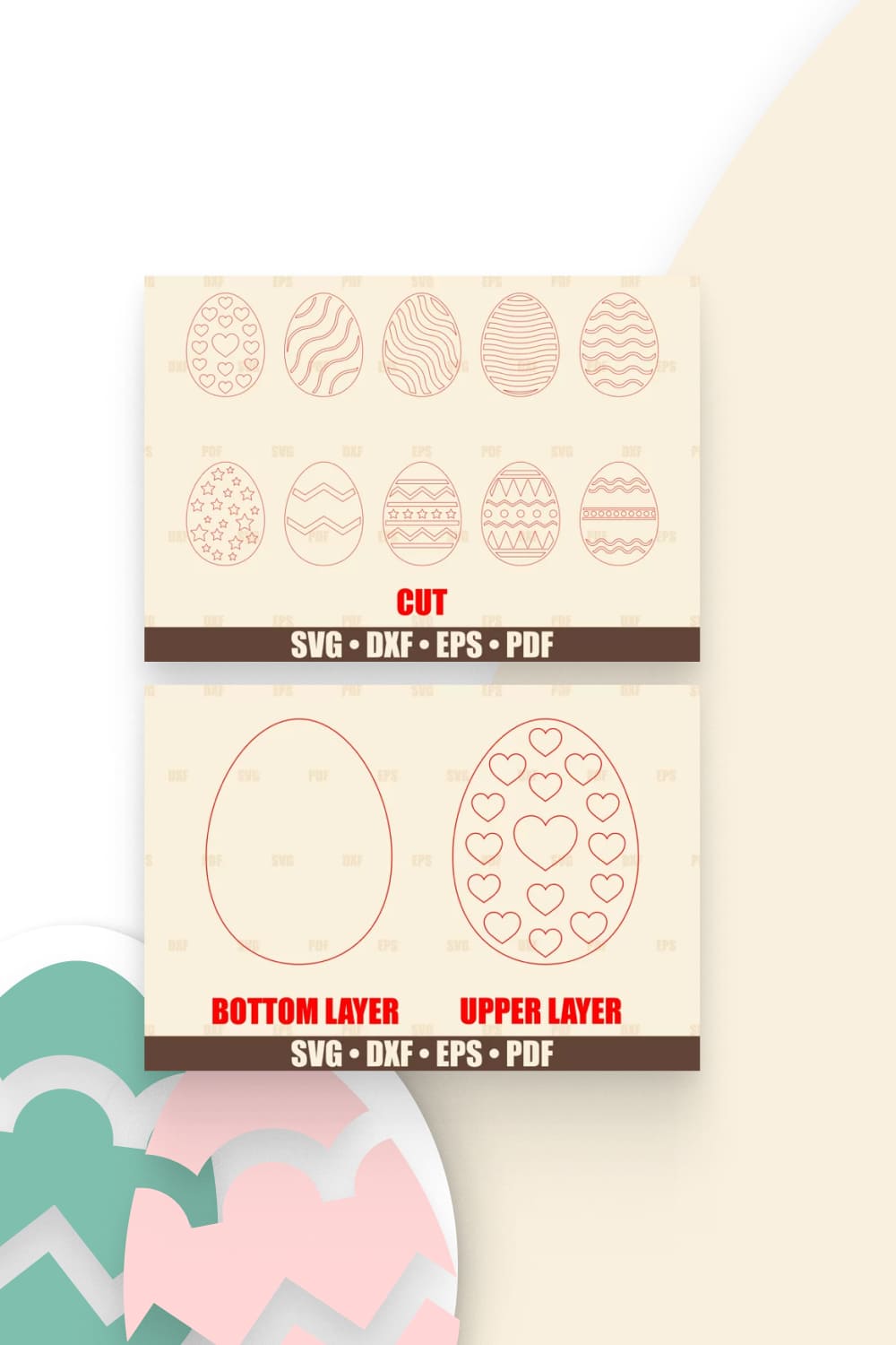 Prints for your Easter eggs.