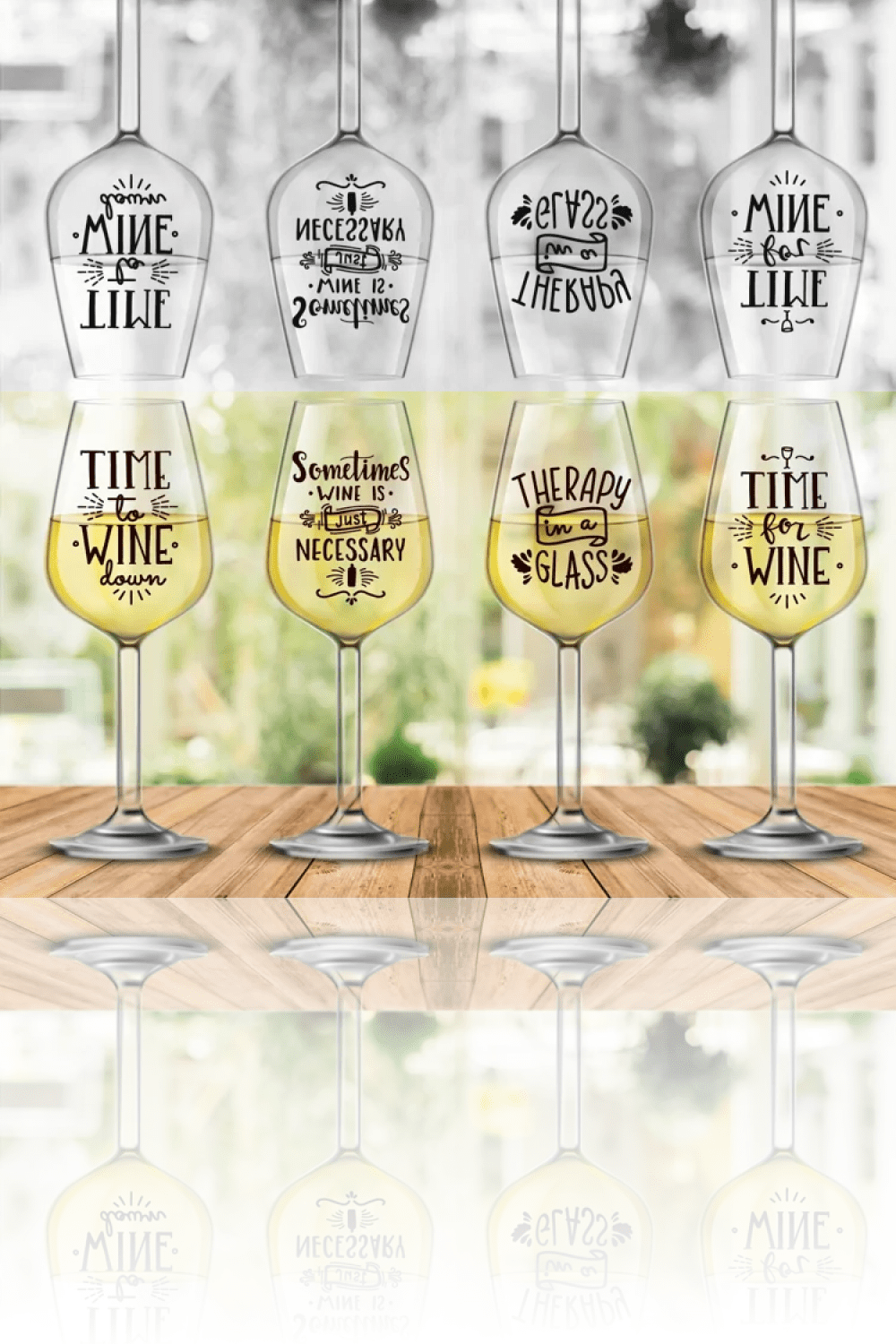 Wine Glasses Quotes SVG Bundle - Funny Wine Quotes – MasterBundles