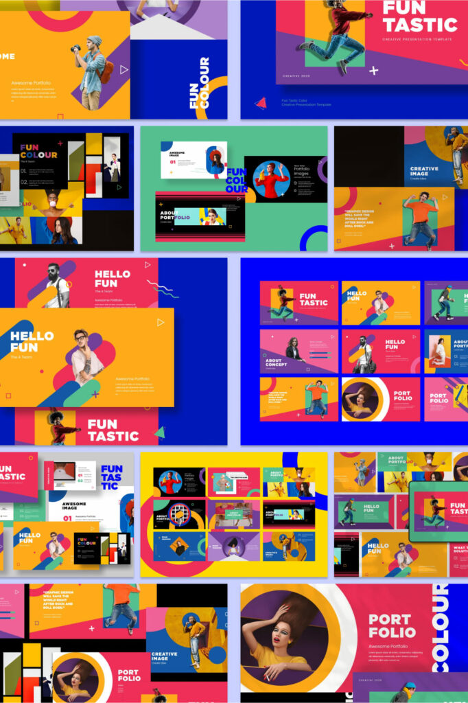 Funtastic Colorful Powerpoint Template – MasterBundles