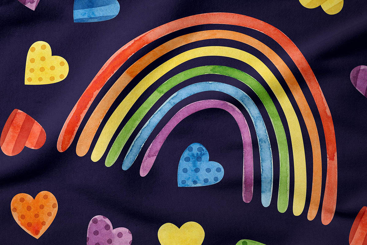 rainbow dark patterns.