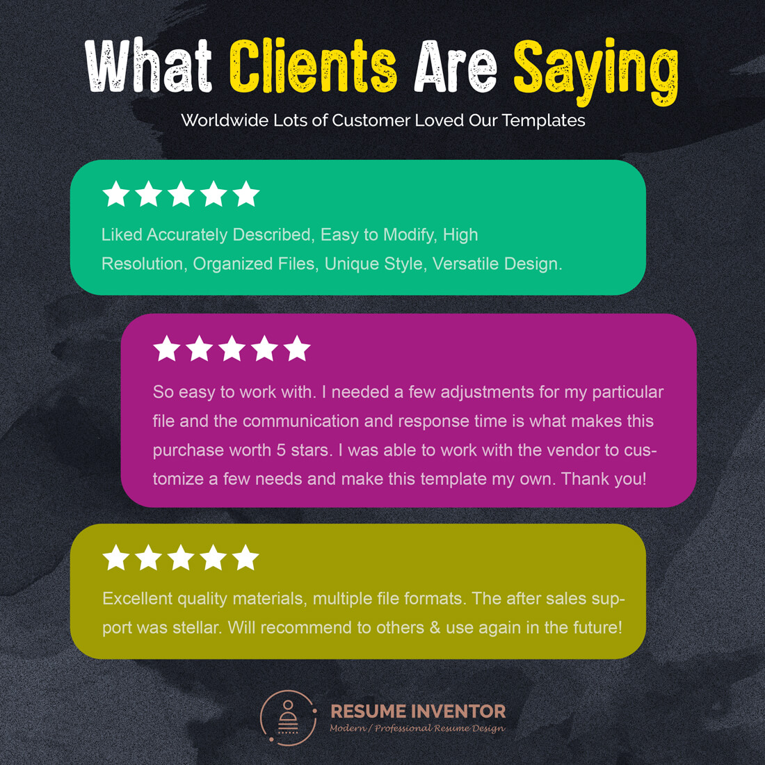 What client are saying?.