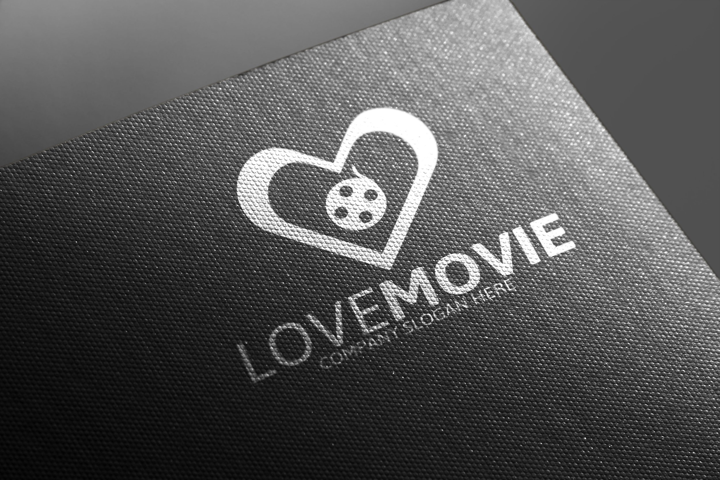 Modern paper with creative heart logo.