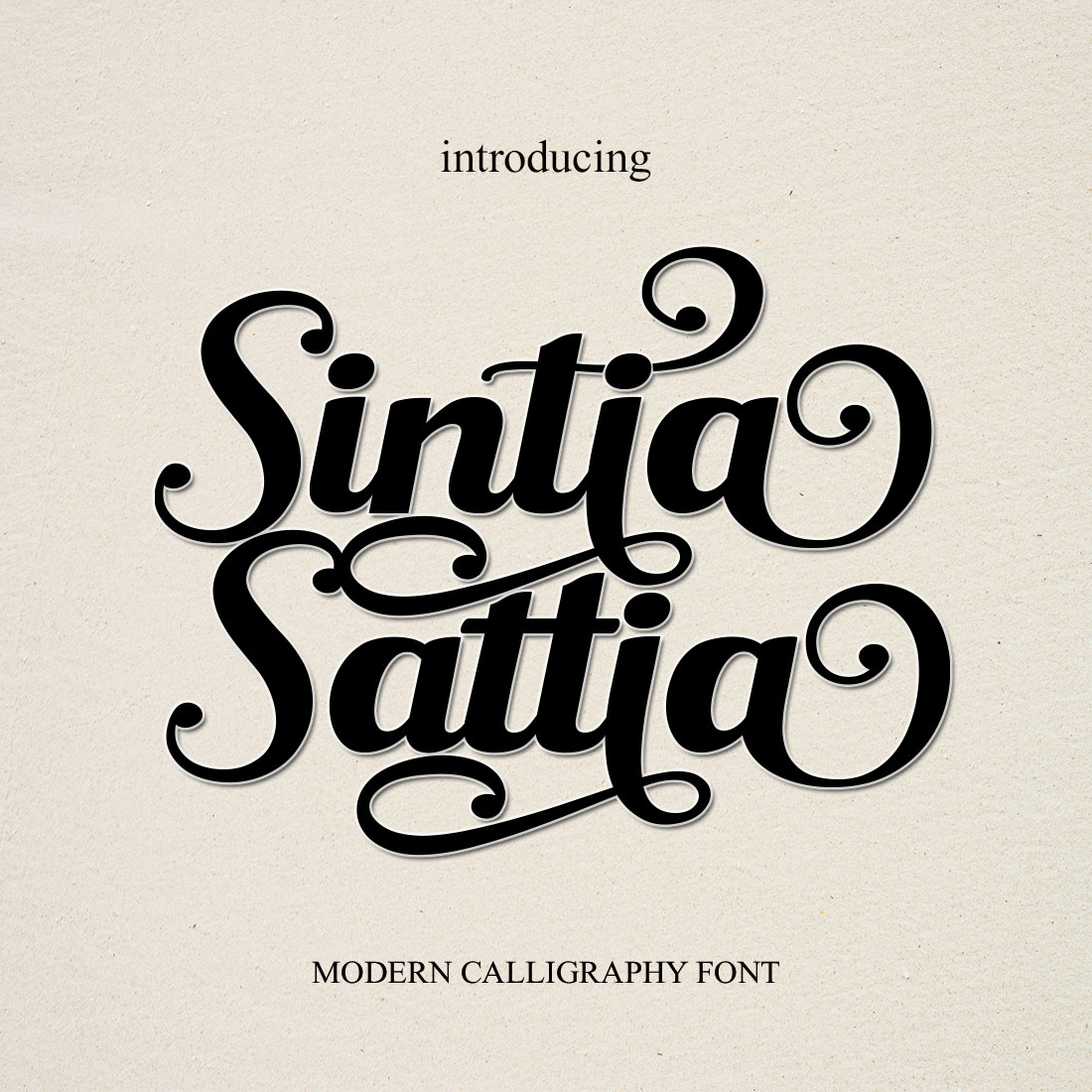 Sintia Sattia Handmade Script Font