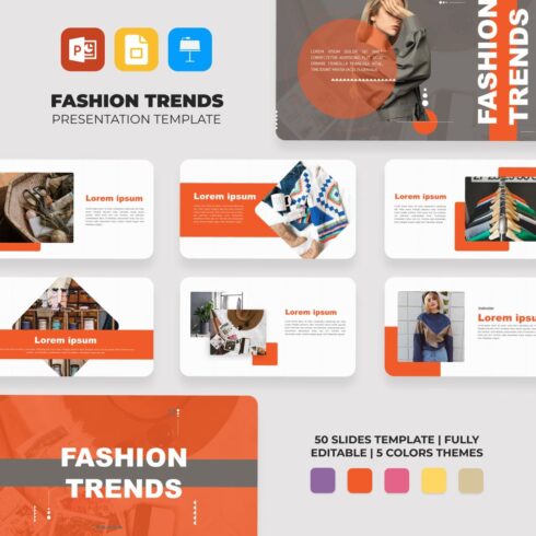 Fashion Trends Presentation Template.