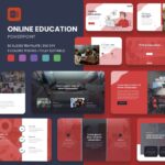 Online Education Powerpoint Template: 50 Slides.