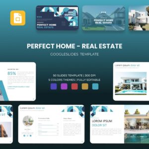 Perfect Home Real Estate Google Slides Theme.