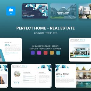 Perfect Home Real Estate Keynote Template.