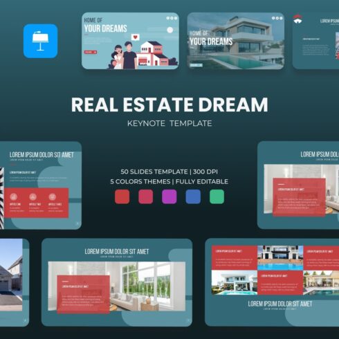 Real Estate Dream Keynote Template.