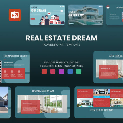 Real Estate Dream Powerpoint Template.