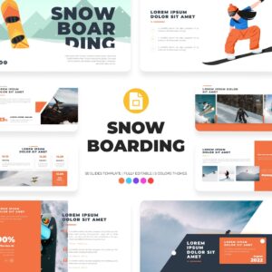 Snowboarding Google Slides Theme.