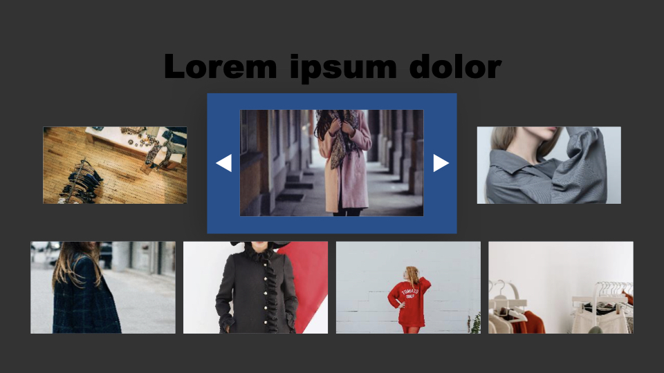 Nice slide for fashion business analyzing.