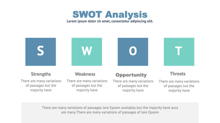 Red SWOT Powerpoint Template: 50 Slides – MasterBundles