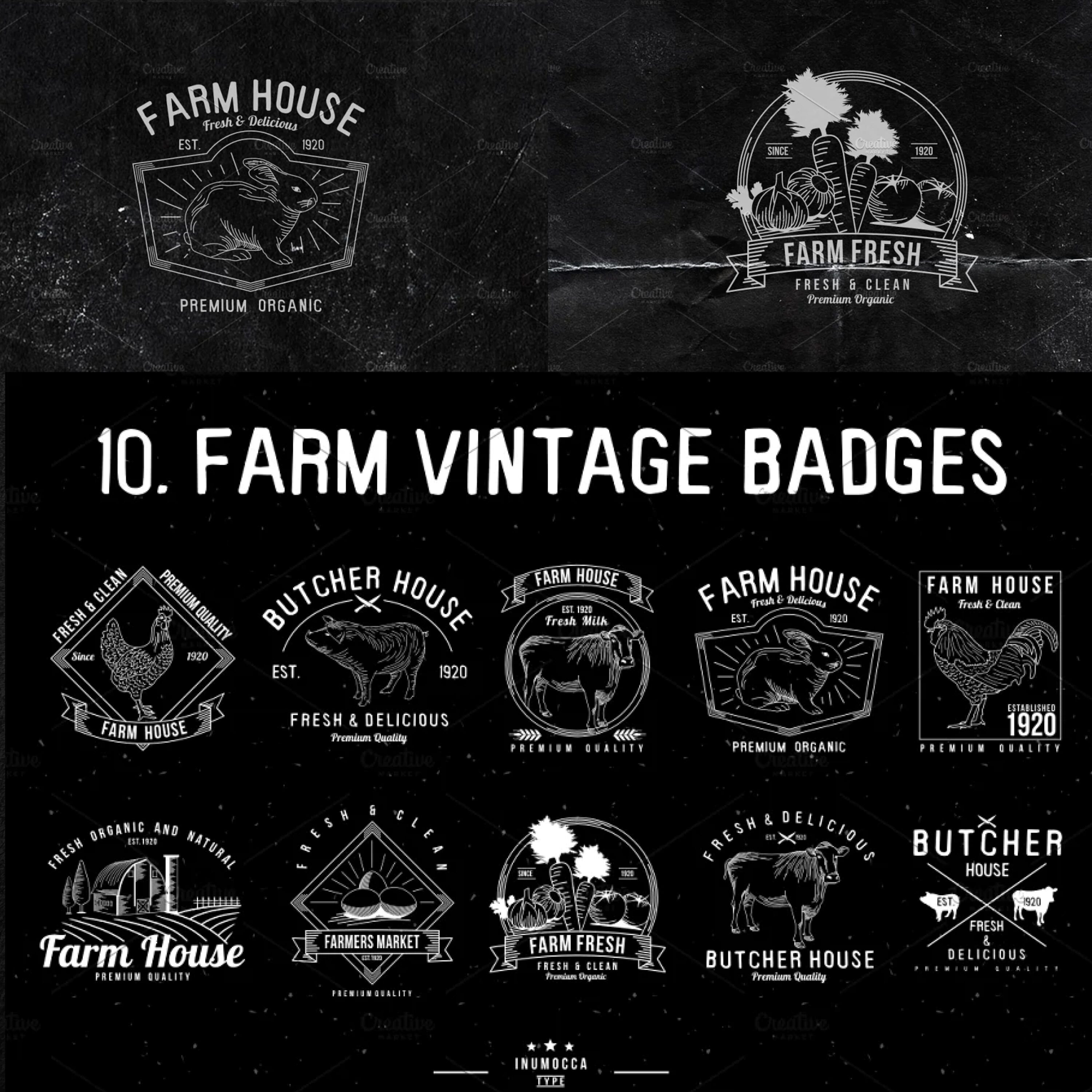 10 Farm Vintage (editable text) cover.