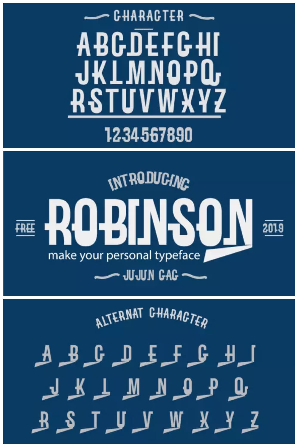 Robinson Classic Font.