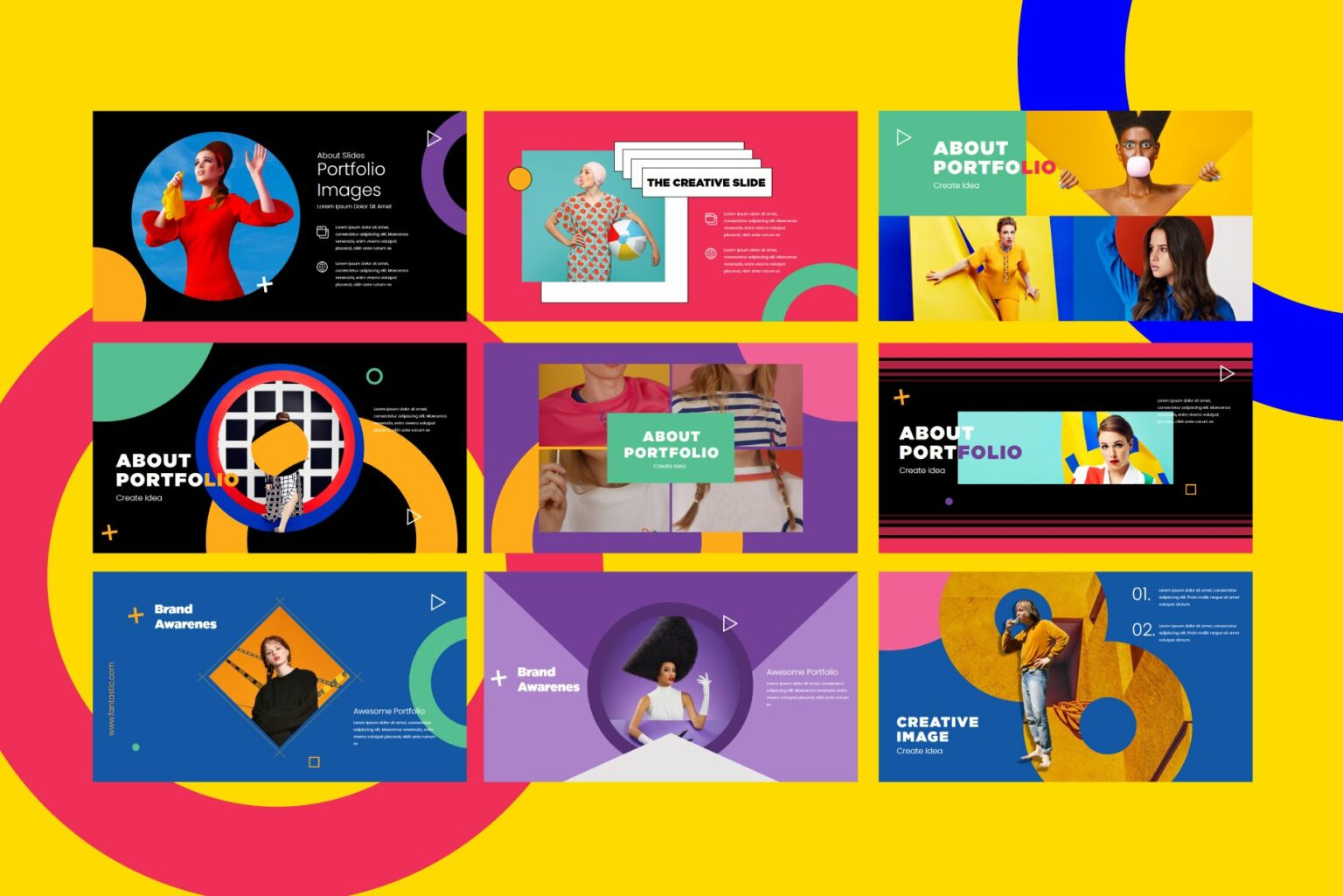 Funtastic Colorful Powerpoint Template – MasterBundles