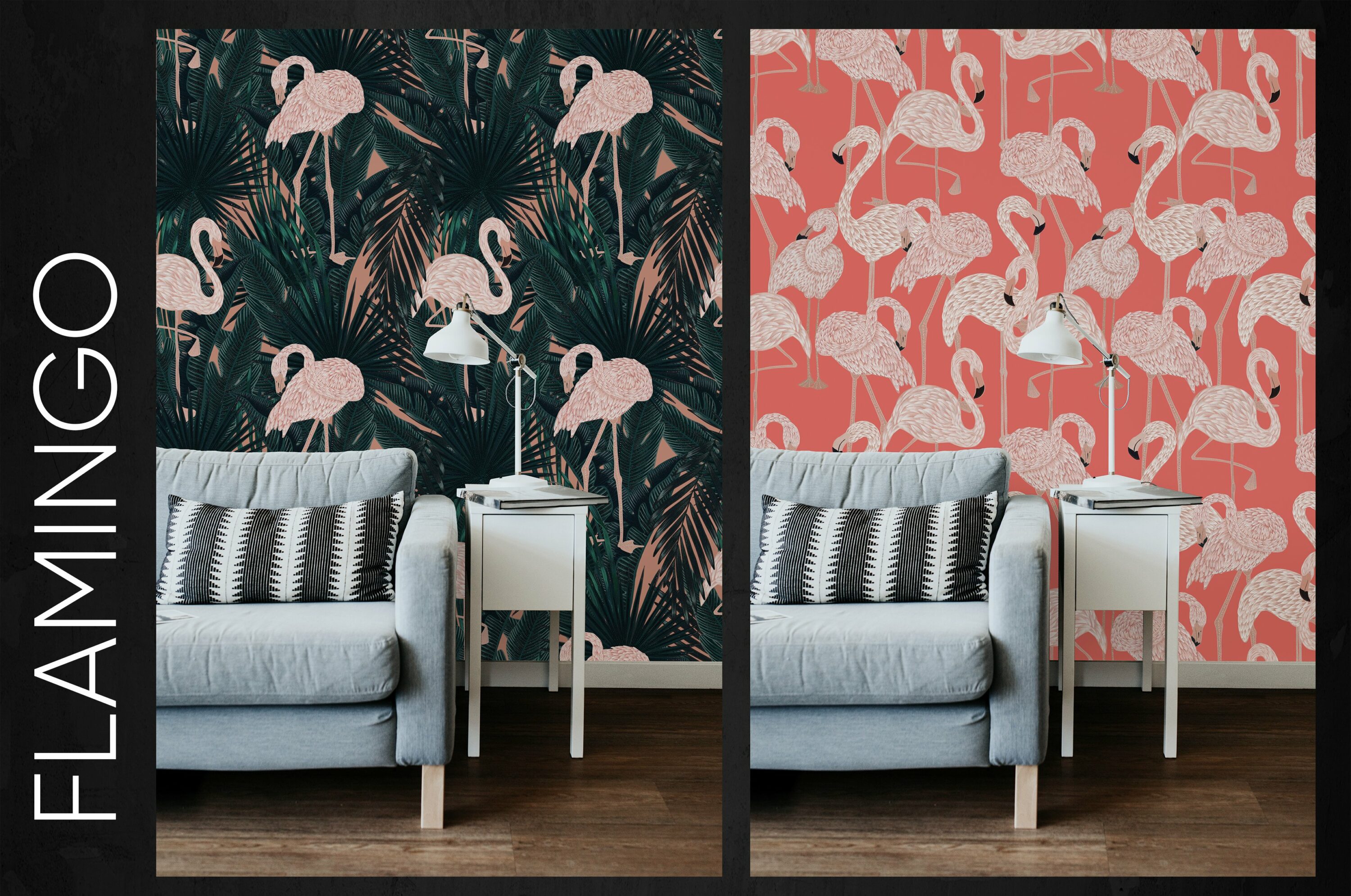 This is a nice flamingo set for your home.