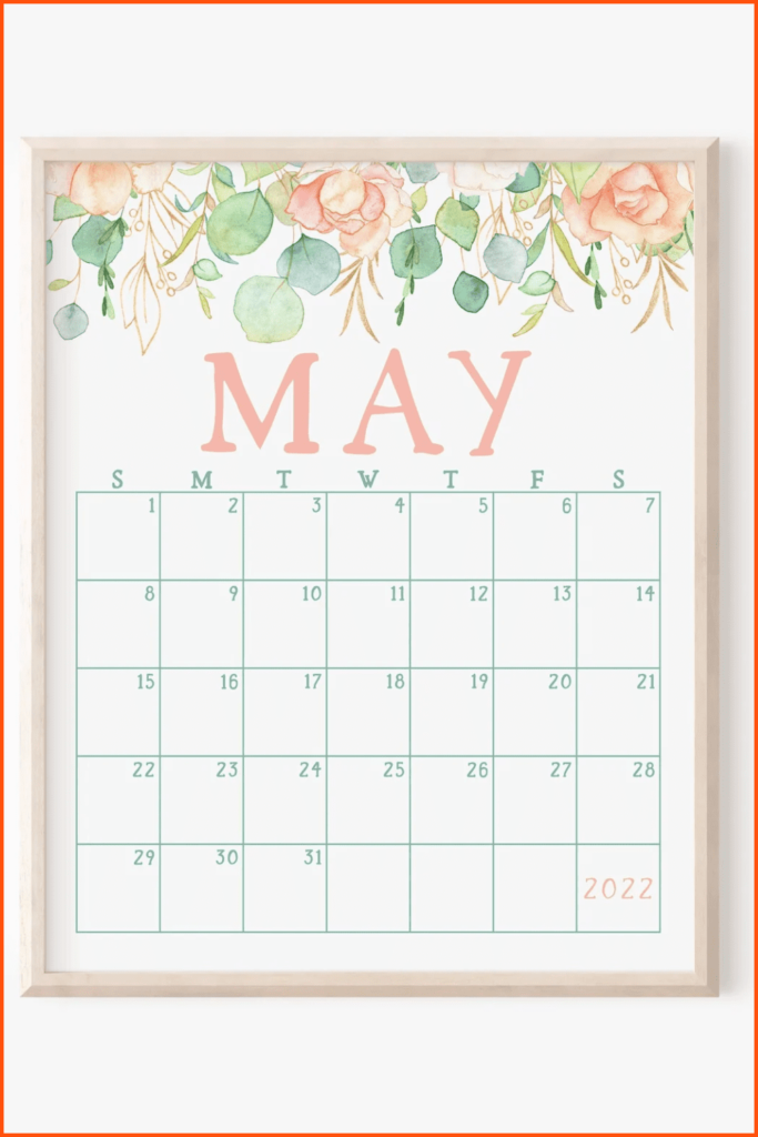 50+ Amazing May Calendars 2022 Collection - MasterBundles