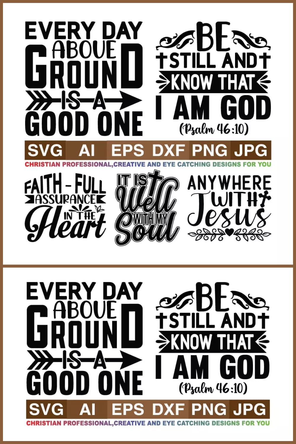 Christian, Jesus SVG Designs Bundle.