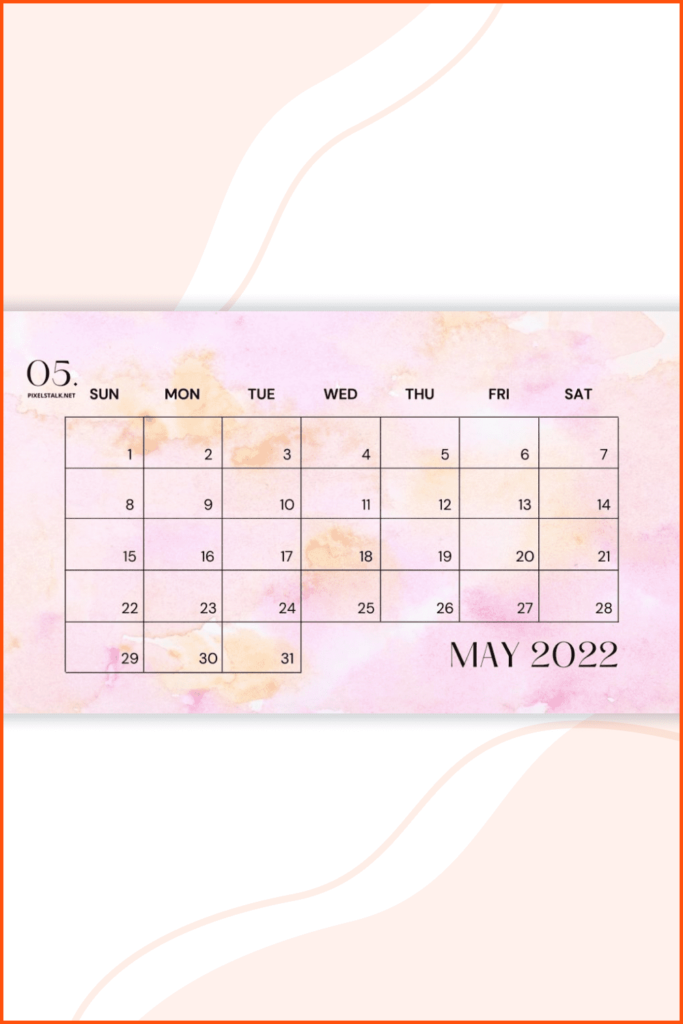 50+ Amazing May Calendars 2022 Collection - MasterBundles