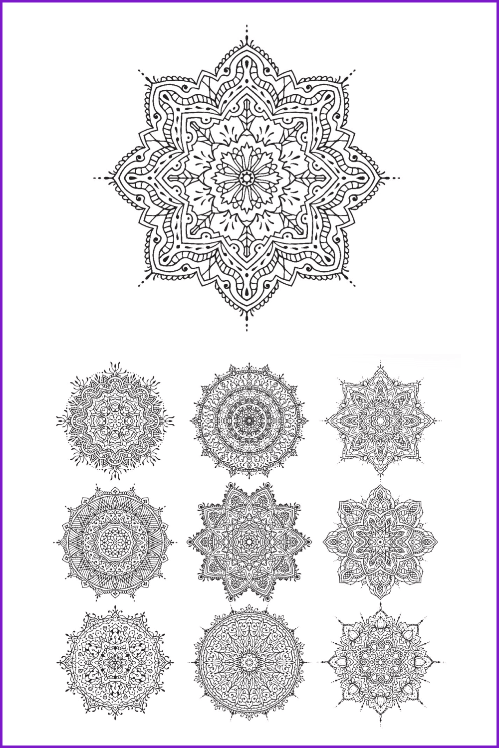 Delicate work to create the mandala. Very exquisite lines create the perfect picture.