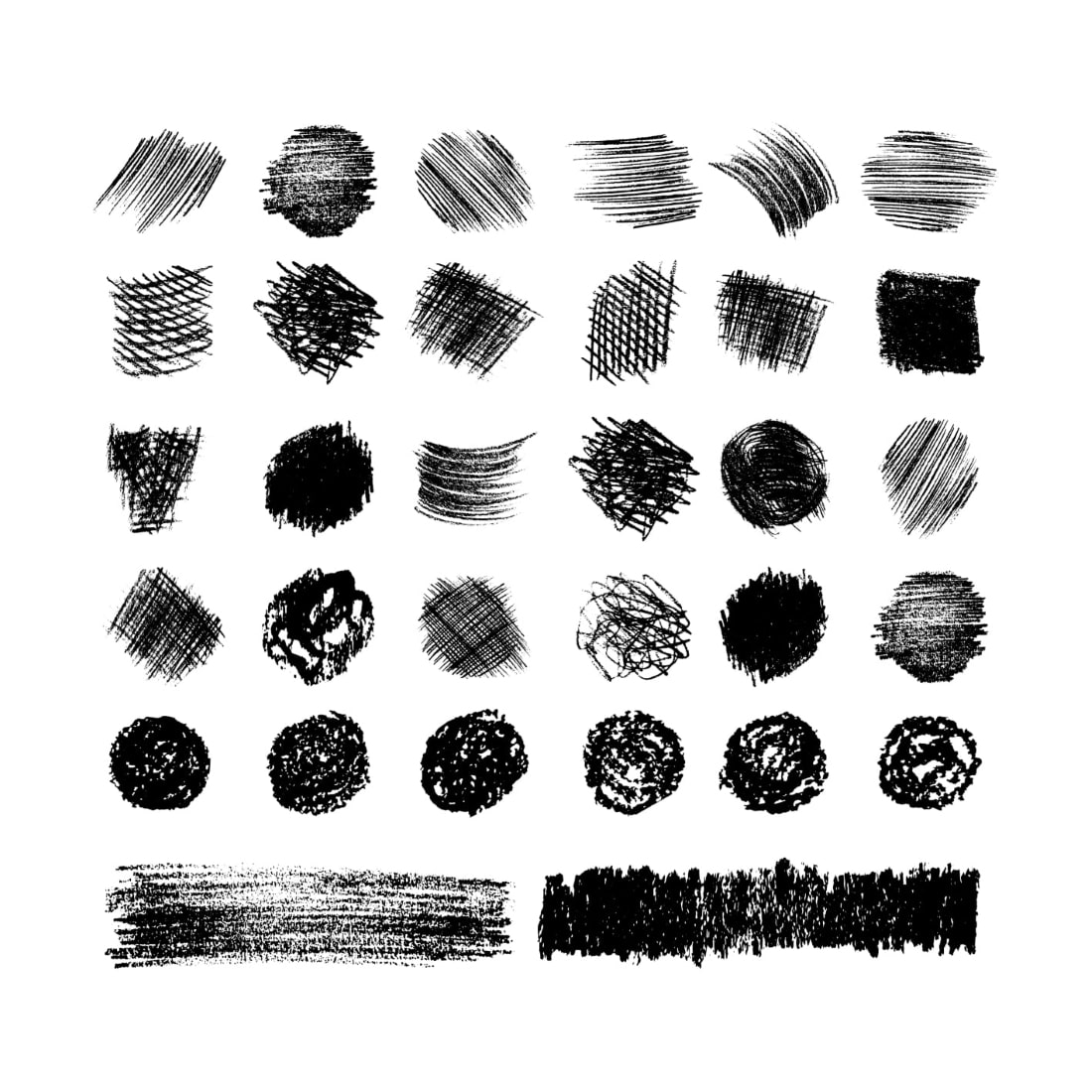 Hand Drawn Textures Collection preview.
