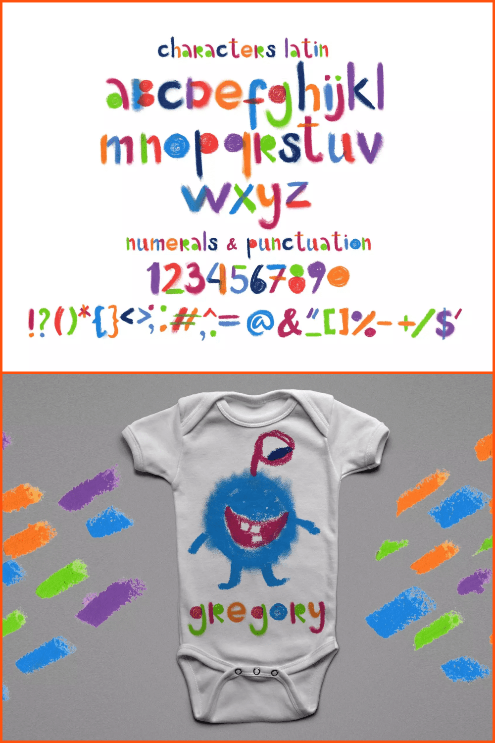 “Little Monster” Bitmap Color Font.