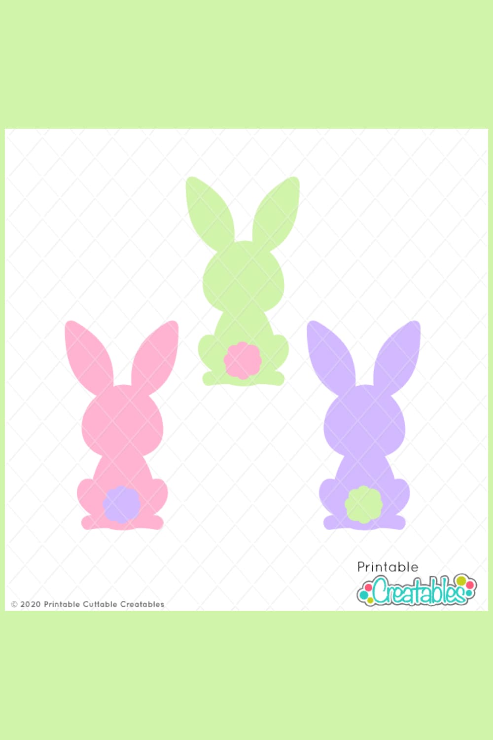 Easter Bunny Bums FREE SVG Files.