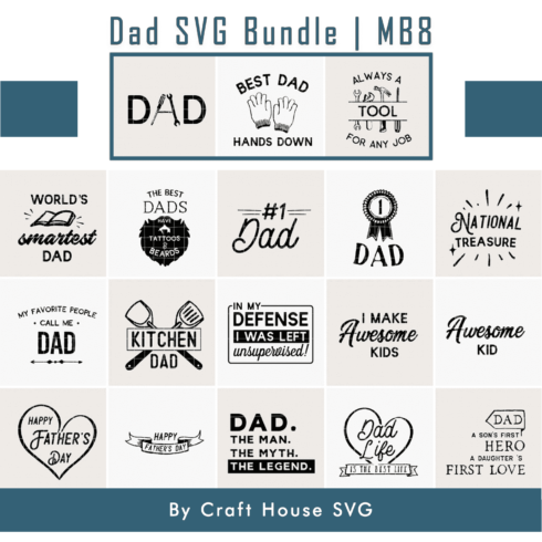 Dad SVG Bundle | MB8.