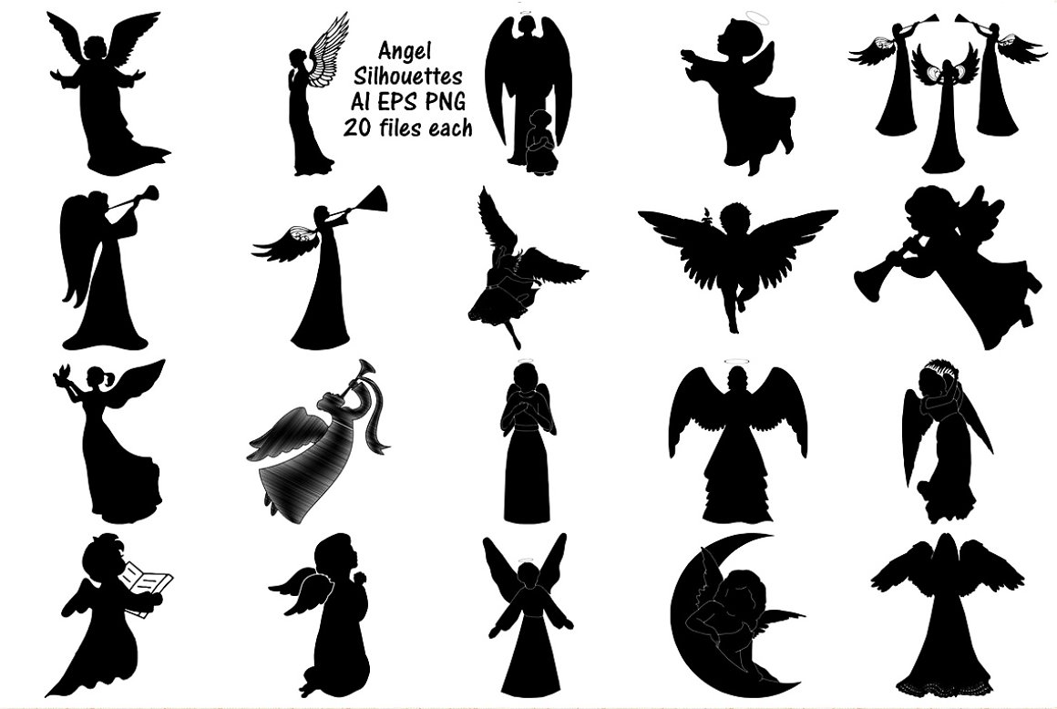Various of angels in different conditions.