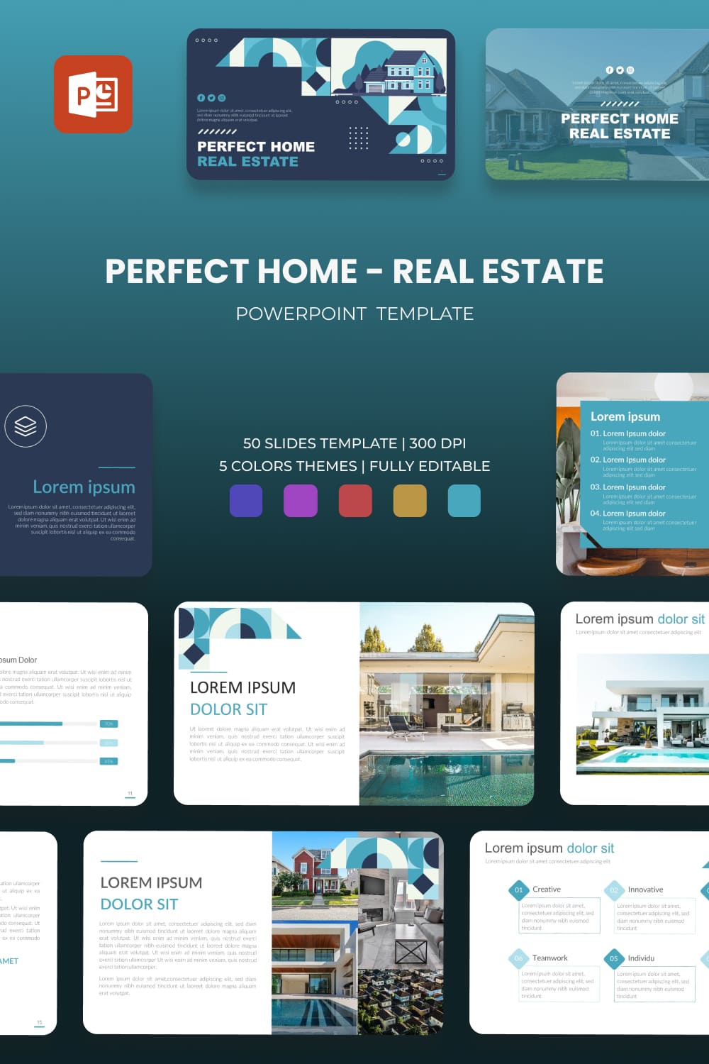 3 perfecthome powerpoint template 1000h1500