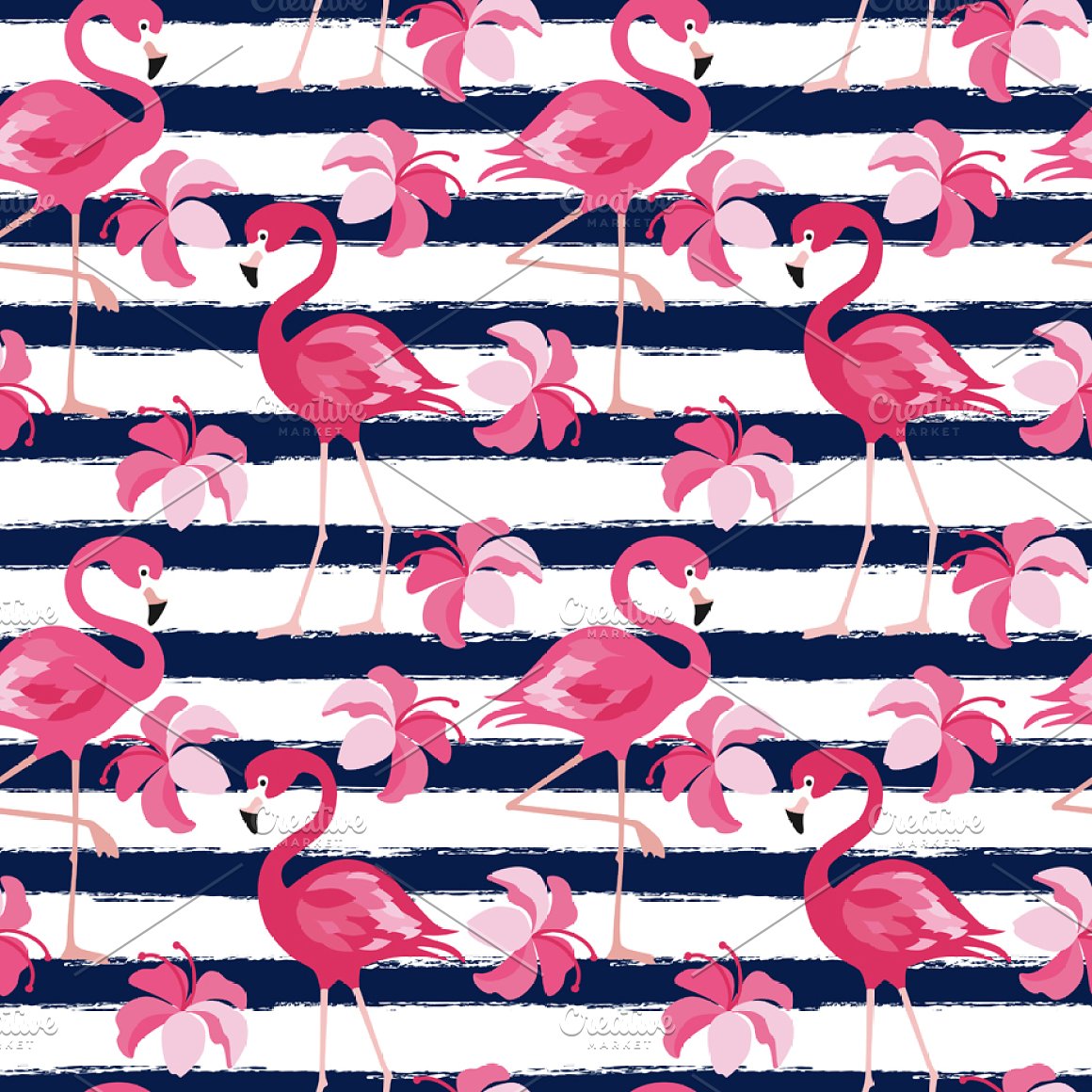 Full pink flamingo collection.