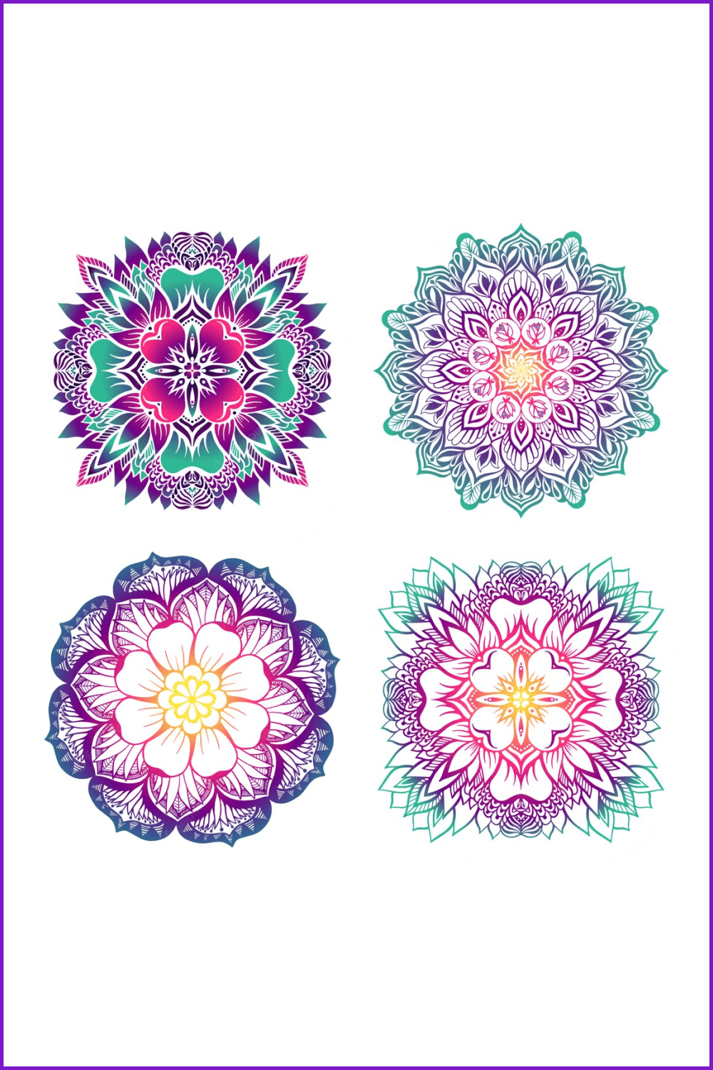 Very bright mandala, chrysanthemum-like.