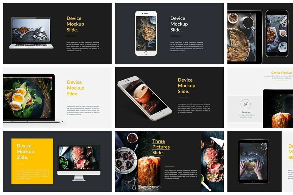 Food Creative Keynote Template – MasterBundles