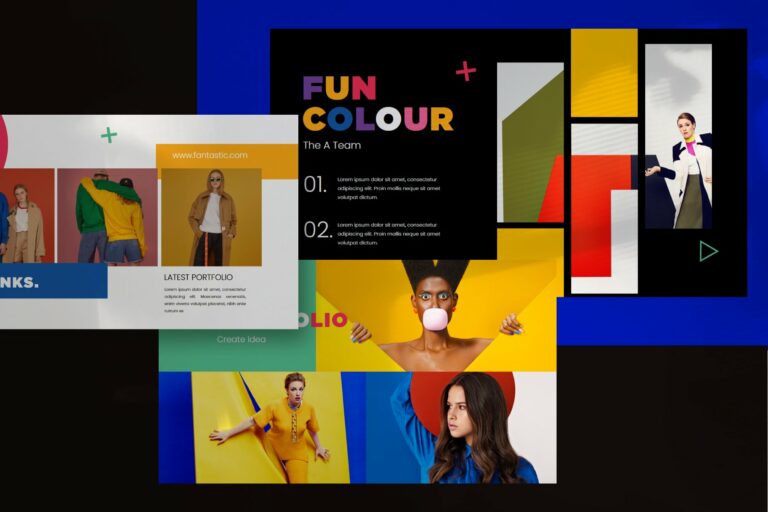 Funtastic Colorful Powerpoint Template – MasterBundles