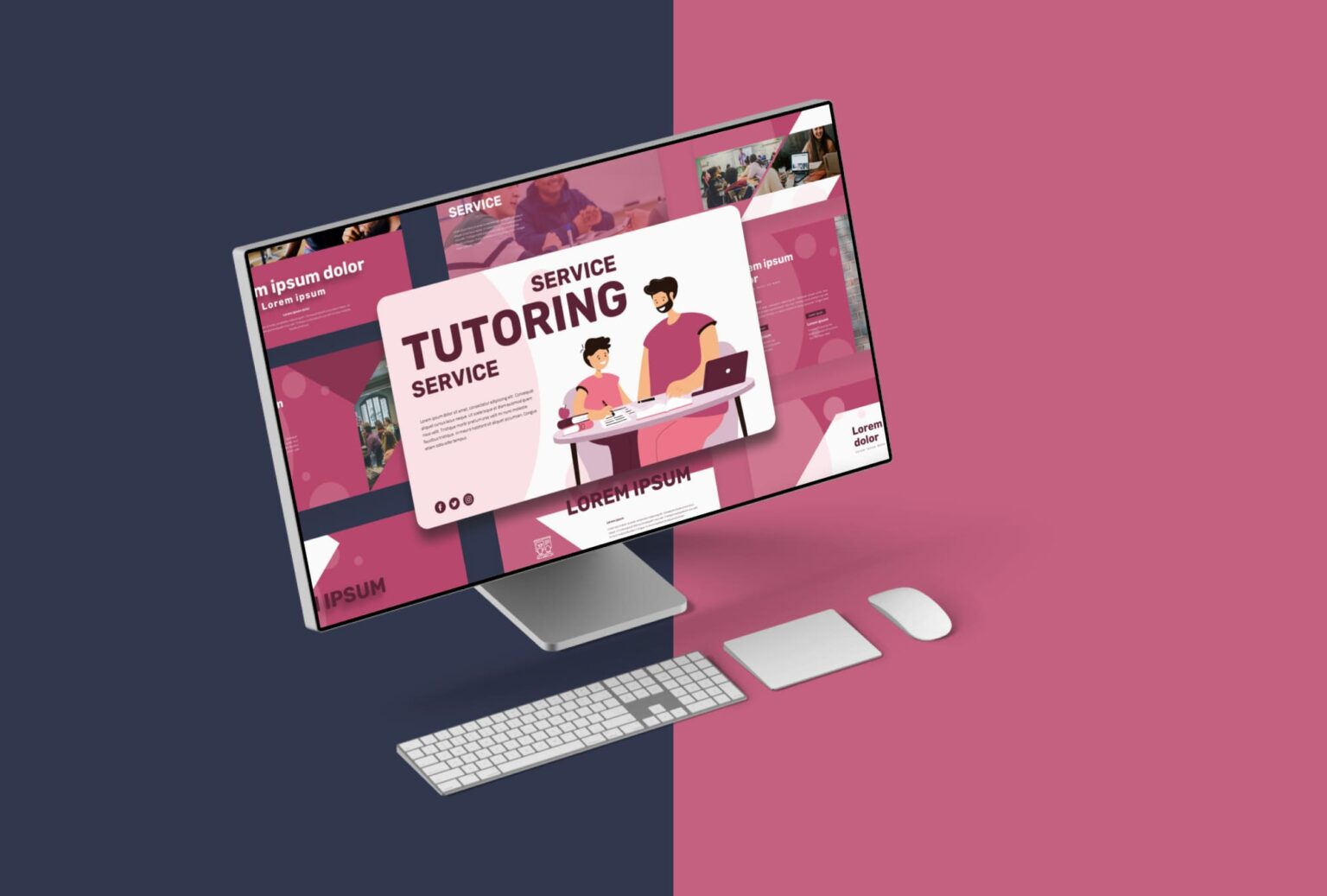 Tutoring Service Presentation: 50 Slides PPTX, KEY, Google Slides ...
