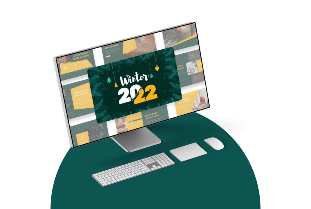 Winter Holidays Presentation Template – MasterBundles