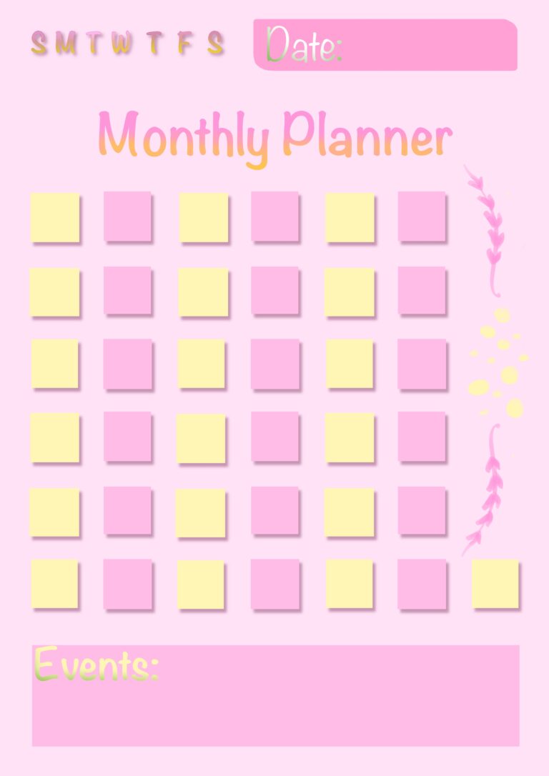 Daily, Weekly, Monthly Planner in PDF - MasterBundles