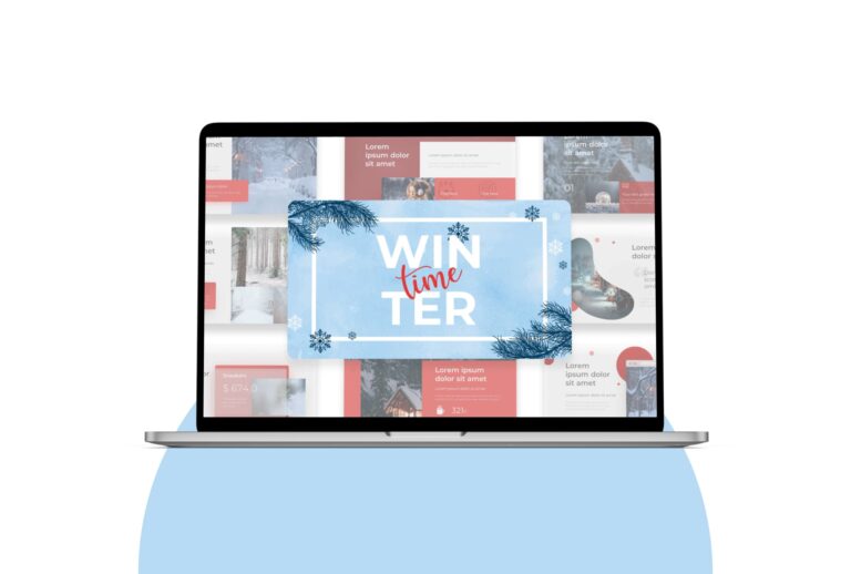 Winter Time Presentation Template – MasterBundles