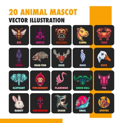 Animal Mascot Vector Illustration