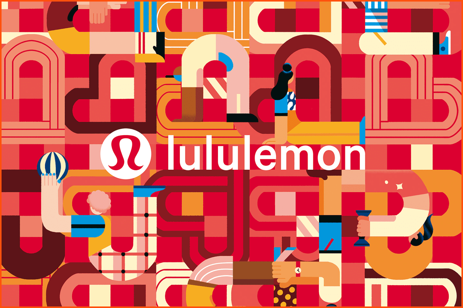 Illustrations for Lululemon by Yulong LLi.