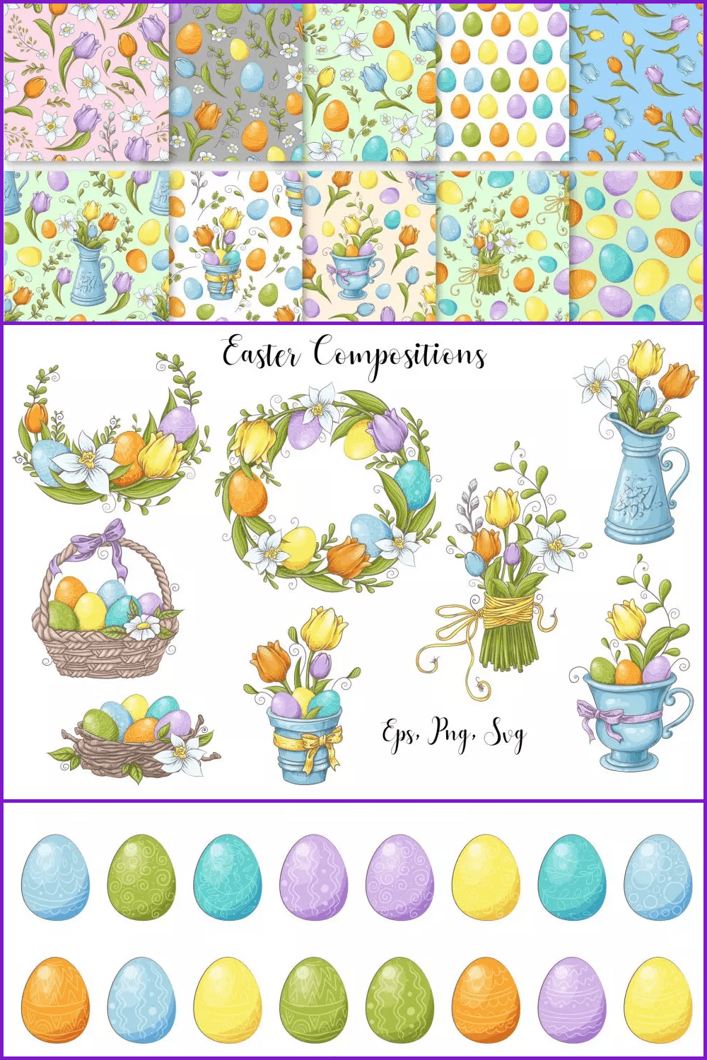 Easter Vector Clip Art.