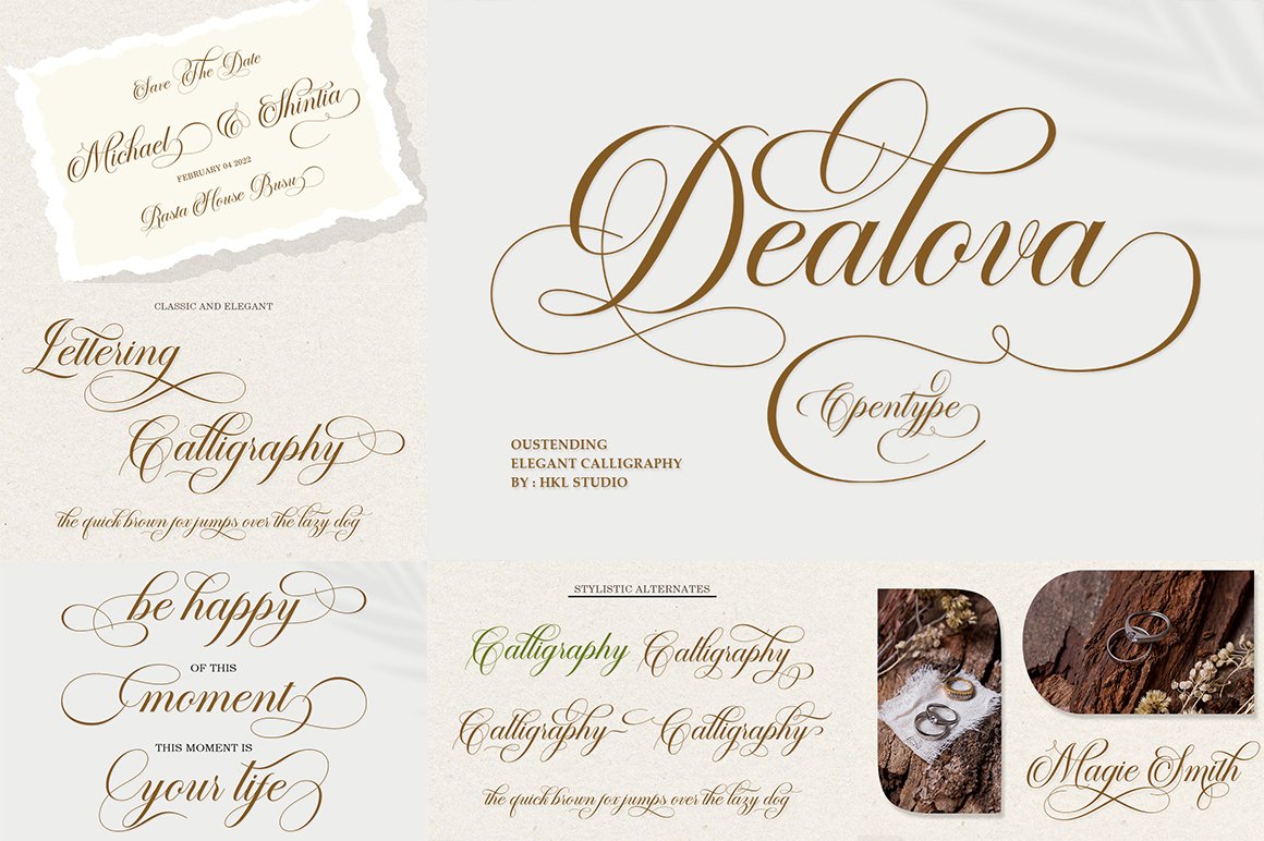 The perfect font for weddings and invitations.