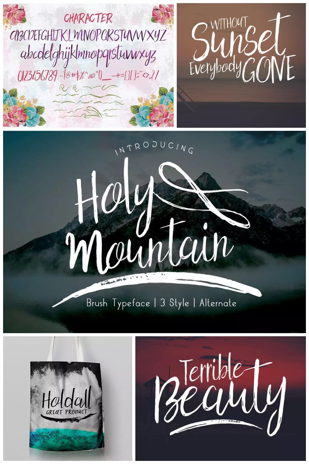 Holy Mountain Brush Script.